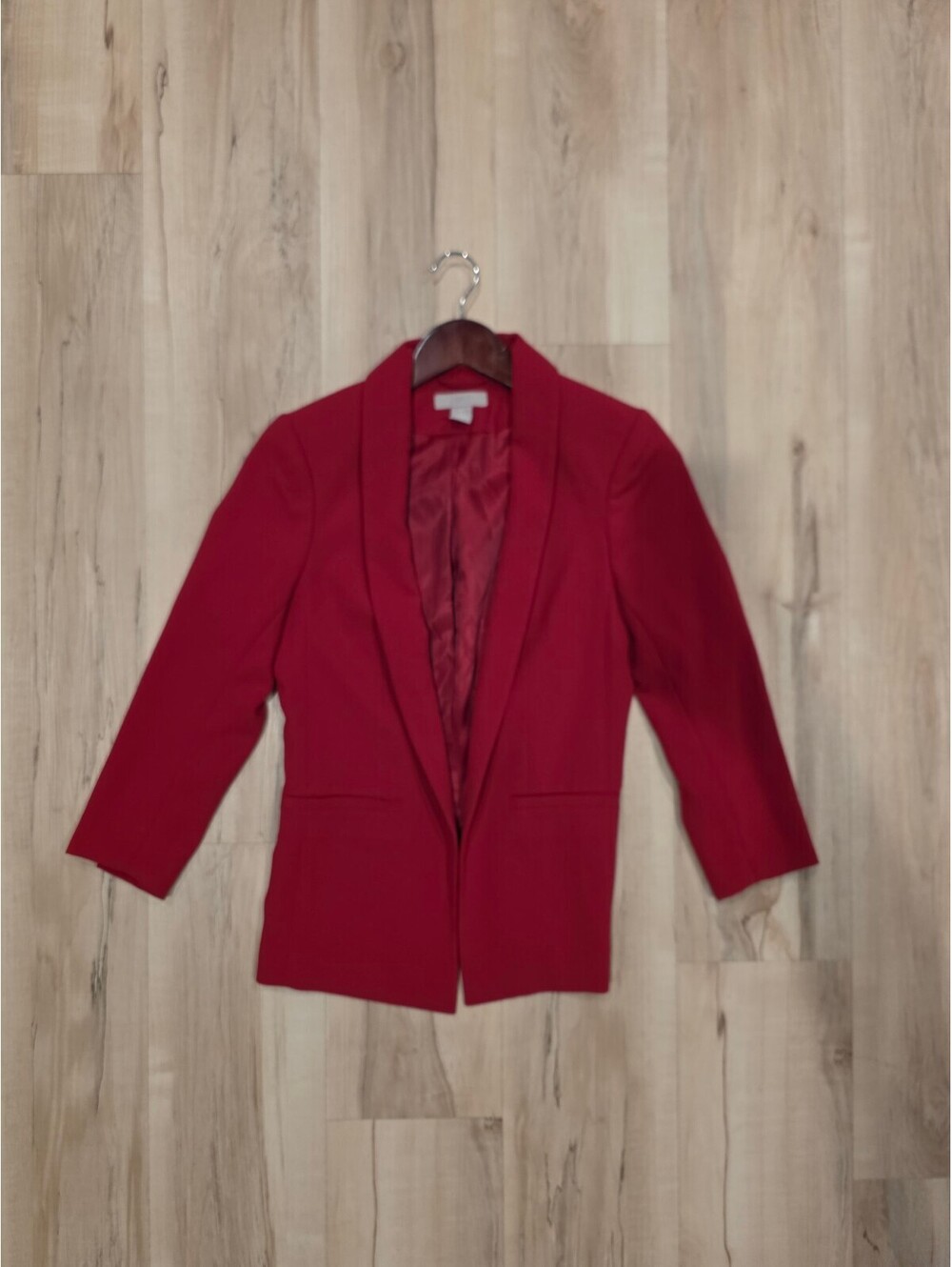 H&M Red Blazer Jacket Size 0